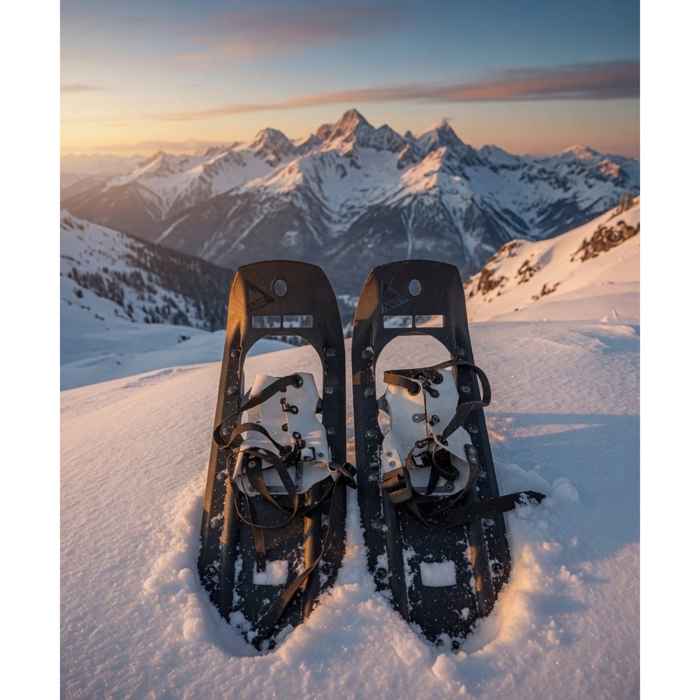 MSR Denali Snowshoes Black All Terrain Traction Made in USA